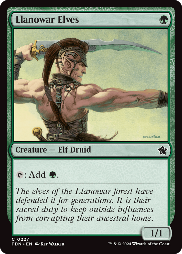 Llanowar Elves [FDN-227]