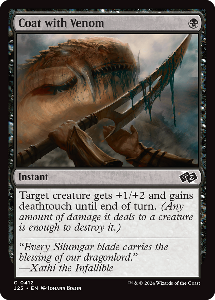 Coat with Venom [J25-412]