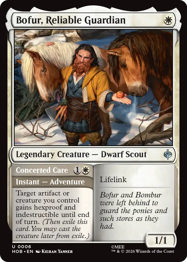Bofur, Reliable Guardian // Concerted Care [HOB-6]