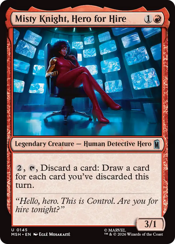 Misty Knight, Hero for Hire [MSH-145]