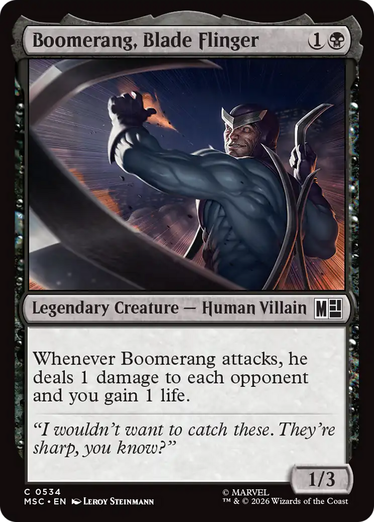 Boomerang, Blade Flinger [MSC-534]