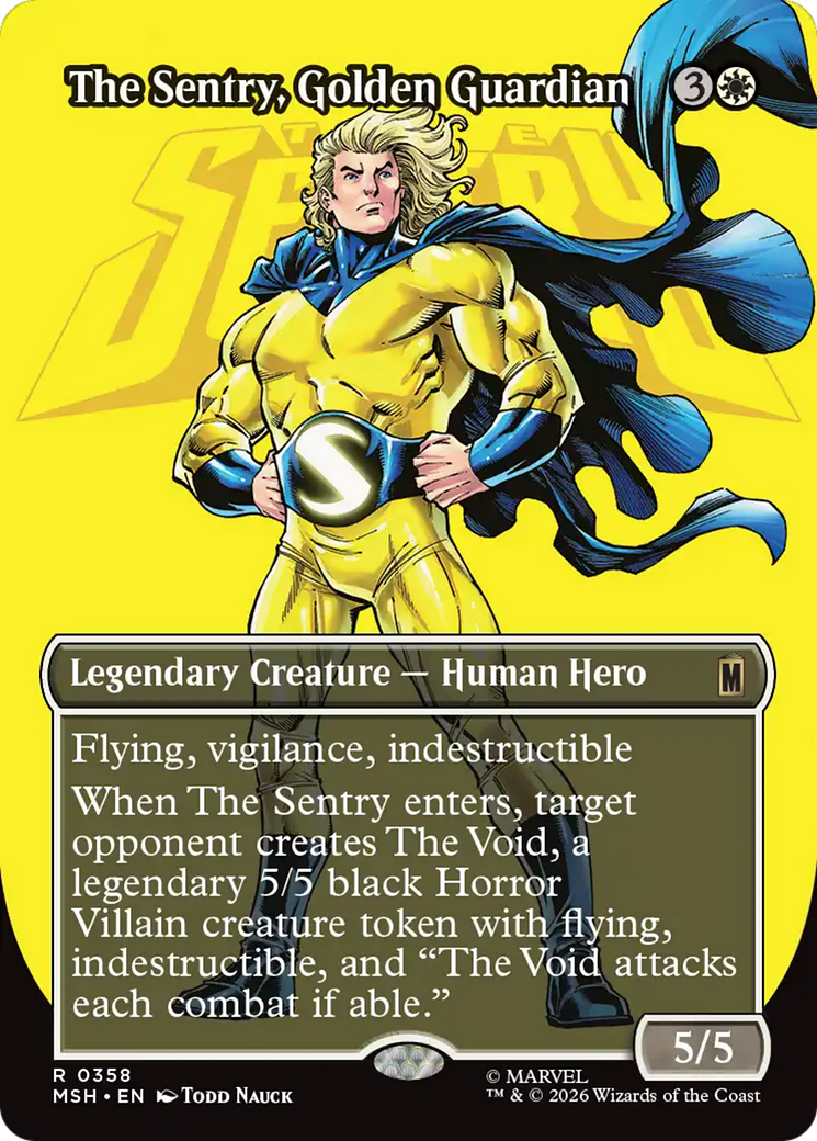 The Sentry, Golden Guardian - Borderless [MSH-358]