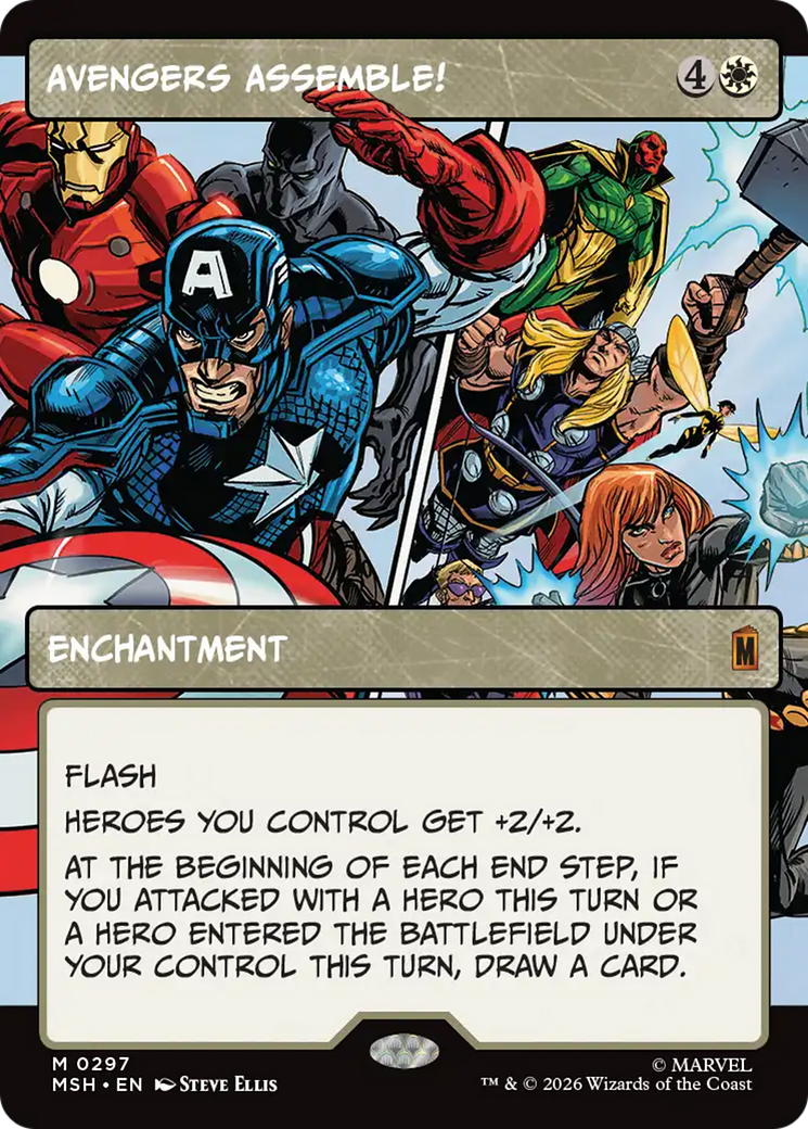 Avengers Assemble! - Borderless - Showcase [MSH-297]