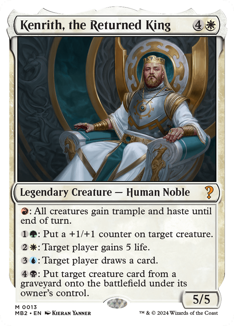 Kenrith, the Returned King [MB2-13]