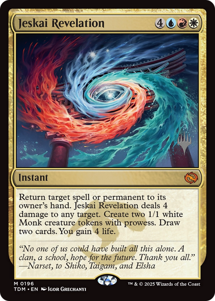 Jeskai Revelation - Promo Pack [PTDM-196p]