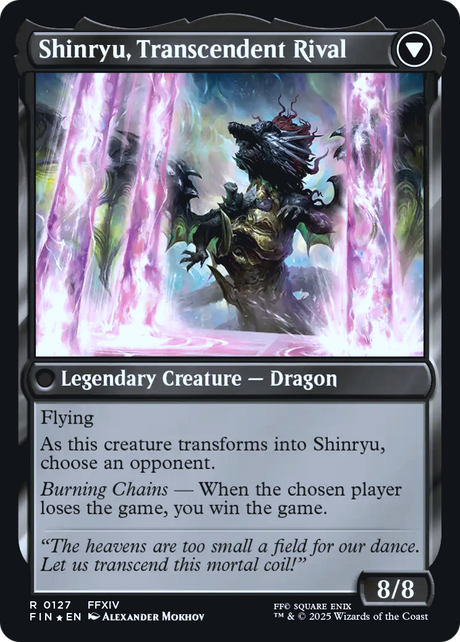 Zenos yae Galvus // Shinryu, Transcendent Rival - Prerelease Promo [PFIN-127s]