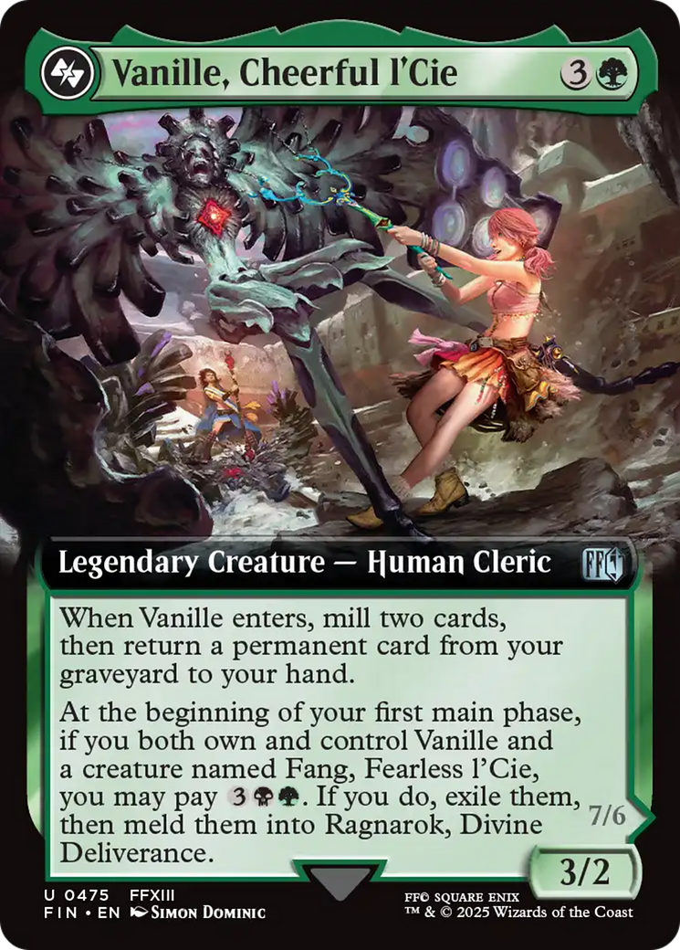 Vanille, Cheerful l'Cie - Extended Art [FIN-475]