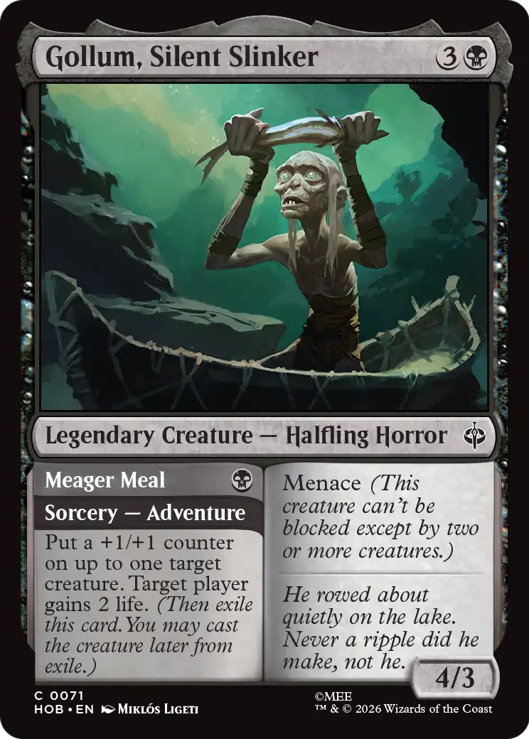 Gollum, Silent Slinker // Meager Meal [HOB-71]