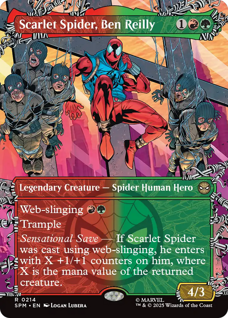 Scarlet Spider, Ben Reilly - Borderless - Showcase - Full Art [SPM-214]