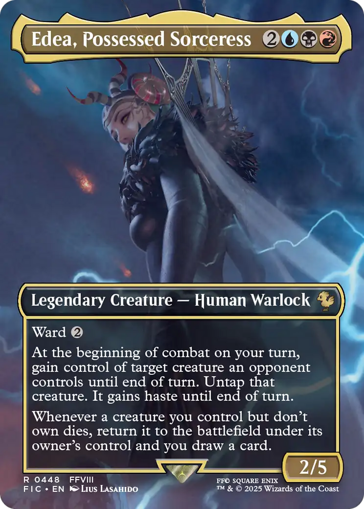 Edea, Possessed Sorceress - Borderless - Full Art [FIC-448]