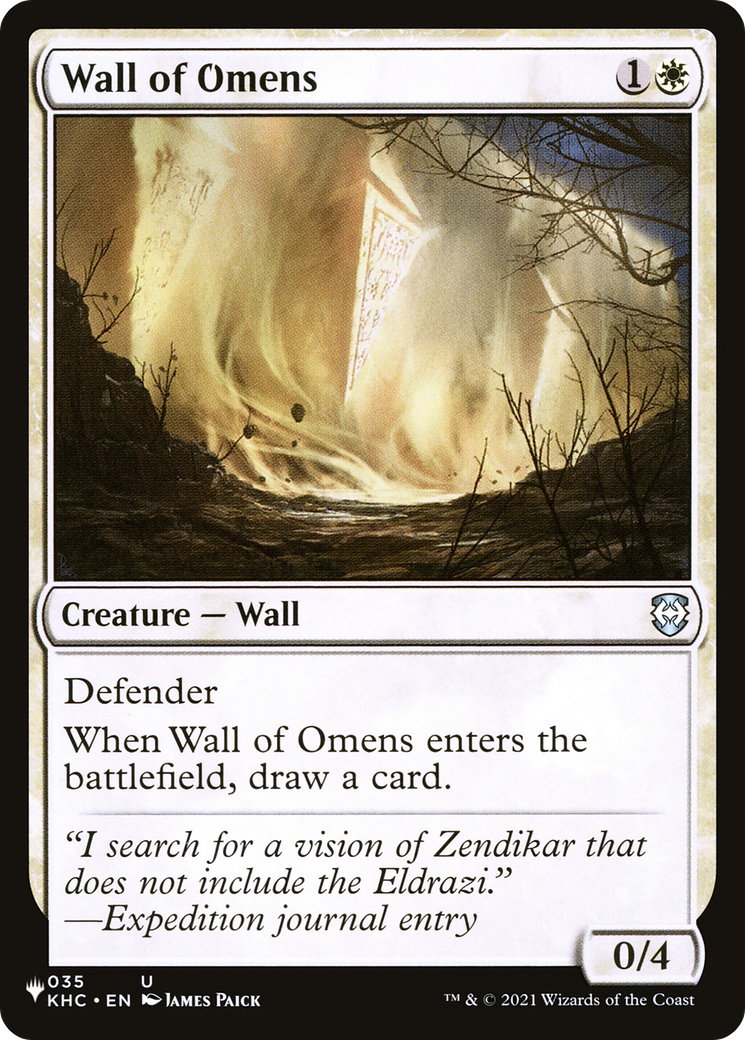 Wall of Omens [PLST-KHC-35]