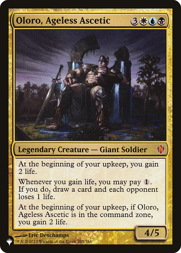 Oloro, Ageless Ascetic [PLST-C13-203]