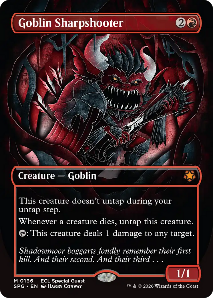Goblin Sharpshooter - Borderless - Full Art [SPG-136]