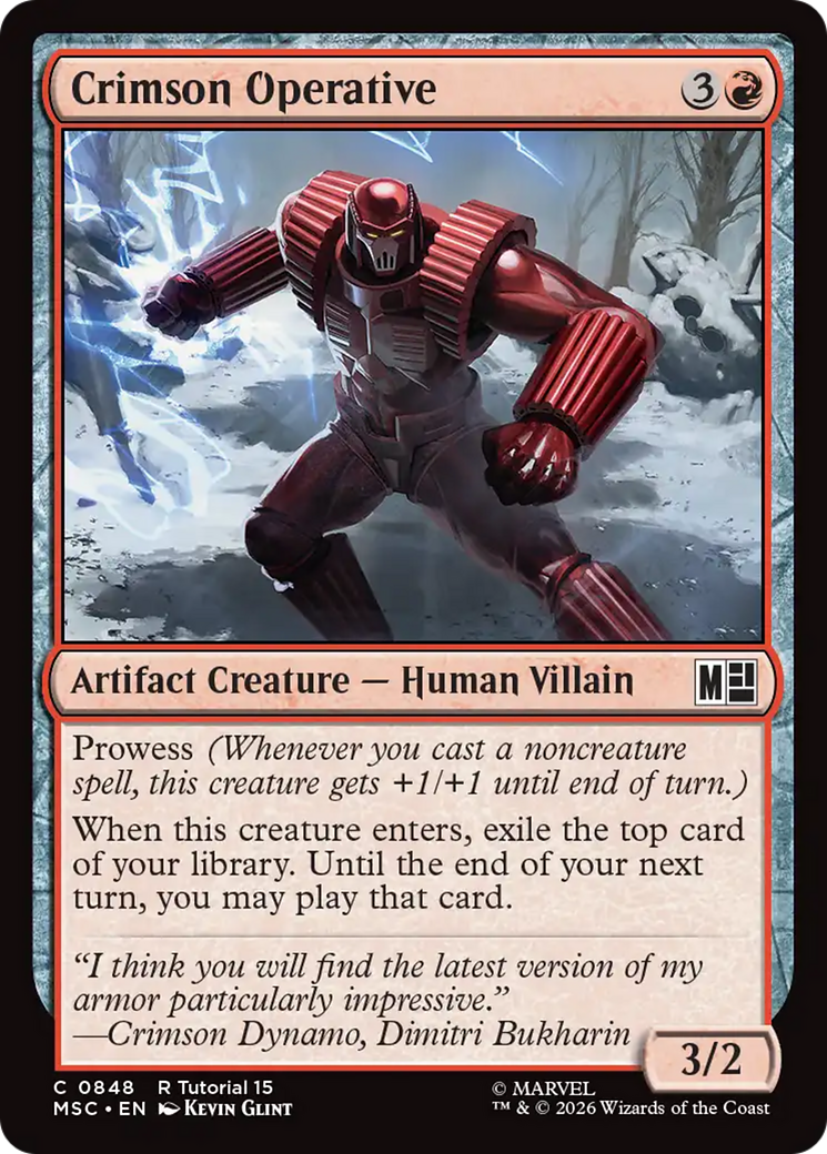 Crimson Operative [MSC-848]
