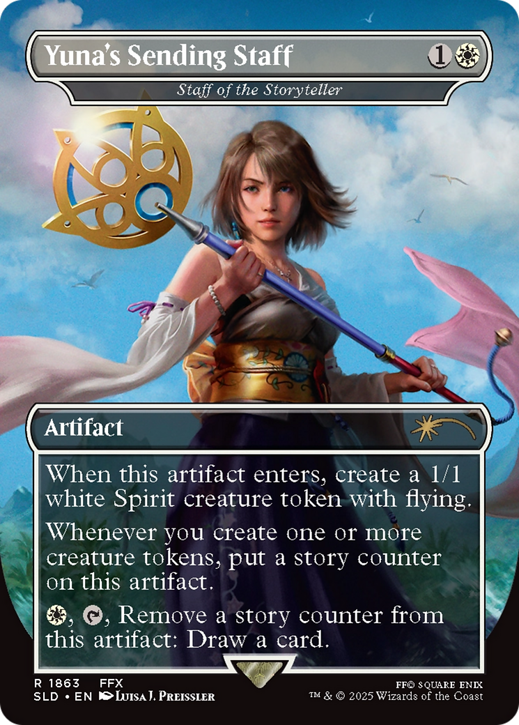 Staff of the Storyteller - Borderless - Full Art [SLD-1863]