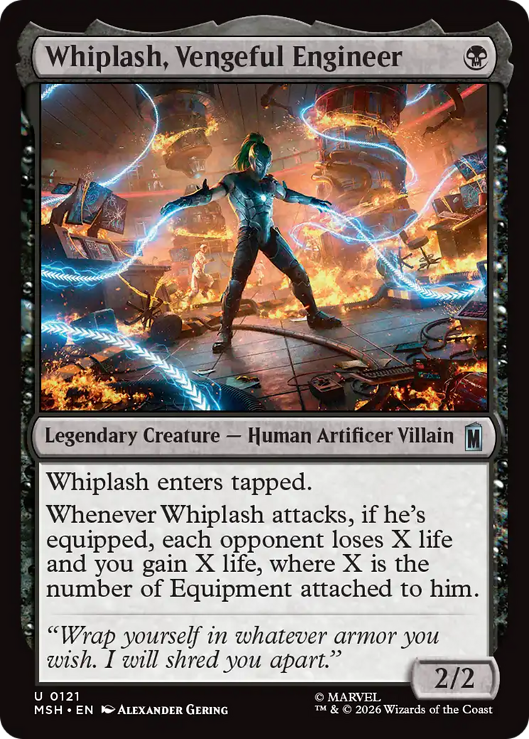 Whiplash, Vengeful Engineer [MSH-121]