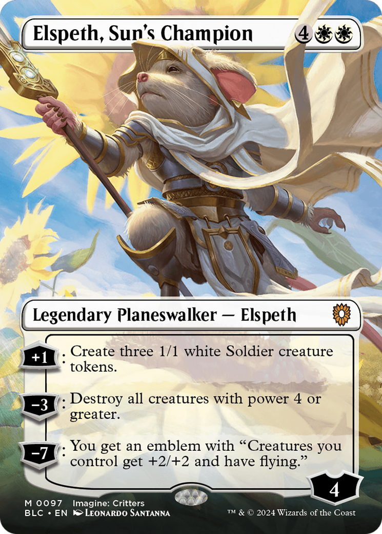 Elspeth, Sun's Champion - Borderless [BLC-97]