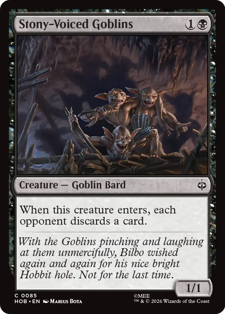 Stony-Voiced Goblins [HOB-85]