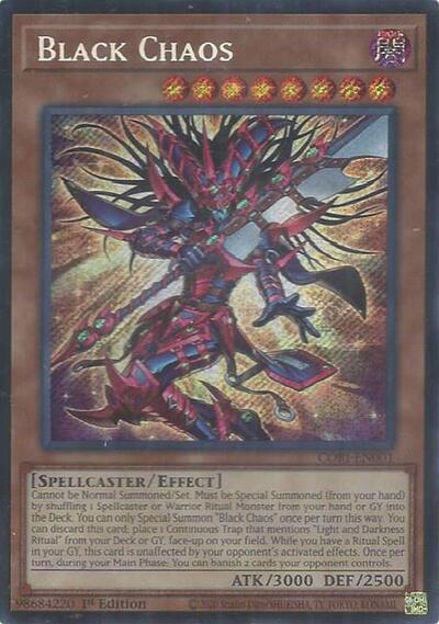 Black Chaos (Secret Rare) [CORI-EN001-SeR]