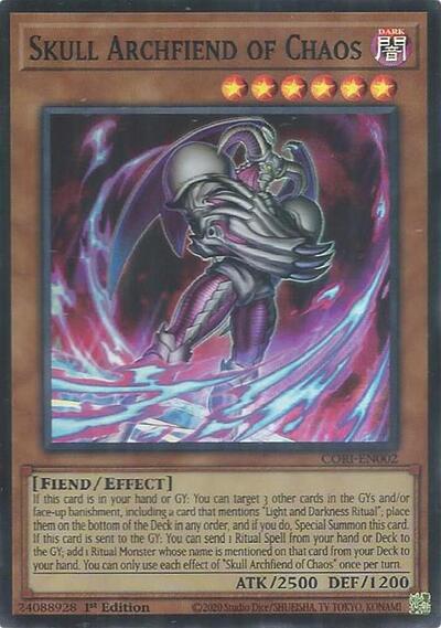 Skull Archfiend of Chaos (Super Rare) [CORI-EN002-SuR]