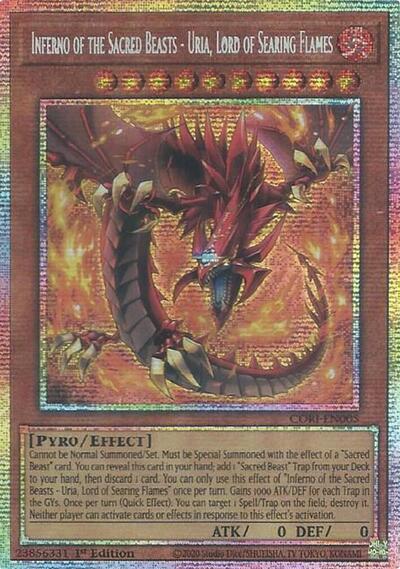 Inferno of the Sacred Beasts - Uria, Lord of Searing Flames (Starlight Rare) [CORI-EN005-StR]
