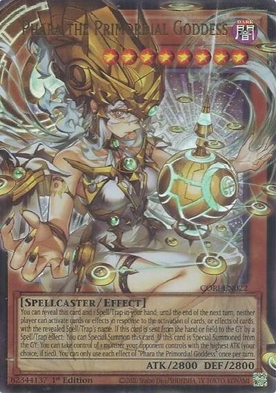 Phara the Primordial Goddess (Ultra Rare) (Extended Art) [CORI-EN022-UR-EXT]