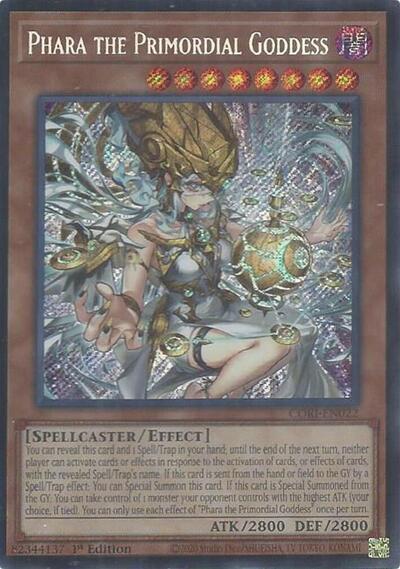 Phara the Primordial Goddess (Secret Rare) [CORI-EN022-SeR]