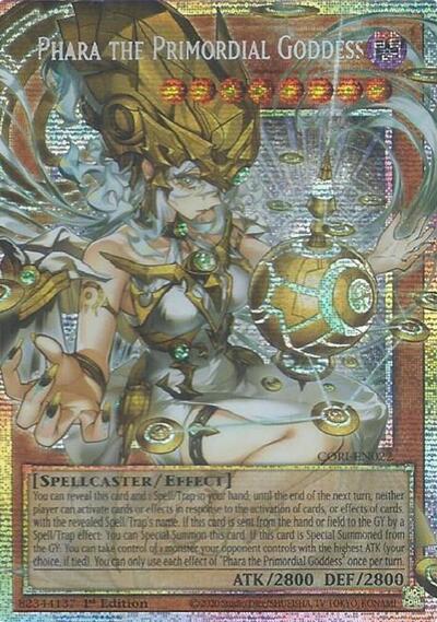 Phara the Primordial Goddess (Starlight Rare) (Extended Art) [CORI-EN022-StR-EXT]