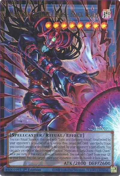Magician of Dark Chaos - Black Chaos (Ultra Rare) (Extended Art) [CORI-EN027-UR-EXT]