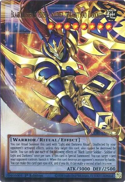 Black Luster Soldier - Soldier of Light and Darkness (Ultra Rare) (Extended Art) [CORI-EN028-UR-EXT]