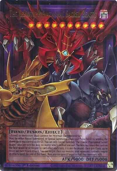 The Chaotic Phantasmal Sacred Beasts (Ultra Rare) [CORI-EN029-UR]