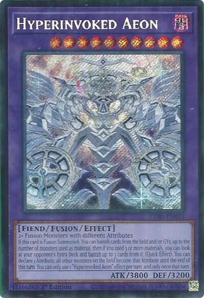 Hyperinvoked Aeon (Secret Rare) [CORI-EN033-SeR]