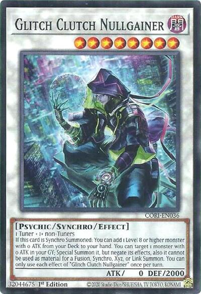 Glitch Clutch Nullgainer (Common) [CORI-EN036-C]