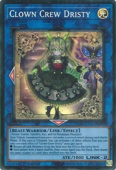 Clown Crew Dristy (Super Rare) [CORI-EN042-SuR]