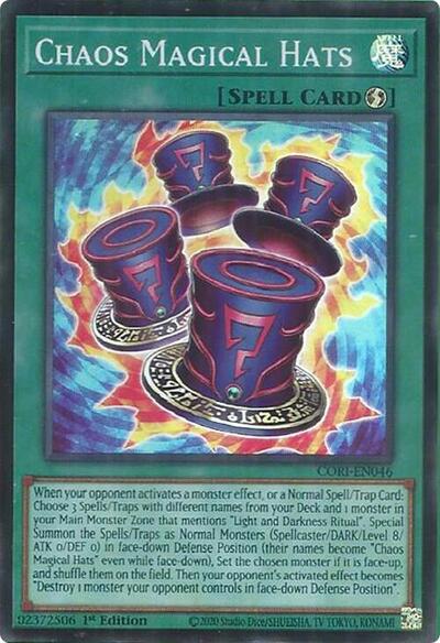 Chaos Magical Hats (Super Rare) [CORI-EN046-SuR]