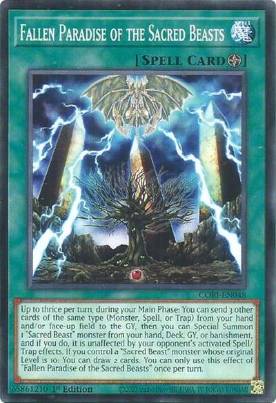 Fallen Paradise of the Sacred Beasts (Common) [CORI-EN048-C]