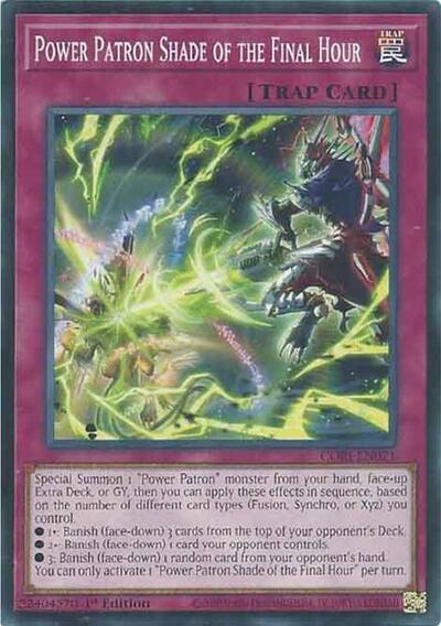 Power Patron Shade of the Final Hour (Common) [CORI-EN071-C]
