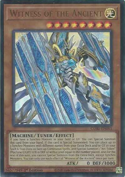 Witness of the Ancient (Ultra Rare) [CORI-EN081-UR]