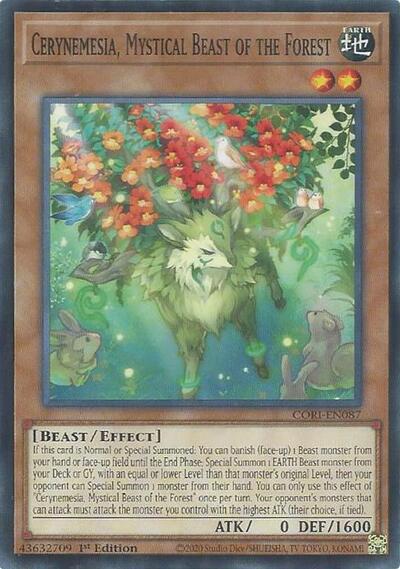 Cerynemesia, Mystical Beast of the Forest (Common) [CORI-EN087-C]