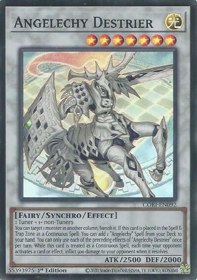 Angelechy Destrier (Super Rare) [CORI-EN092-SuR]