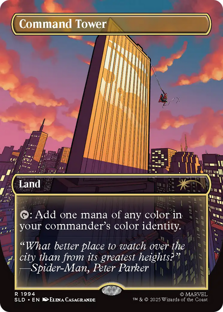 Command Tower - Borderless - Full Art [SLD-1994]