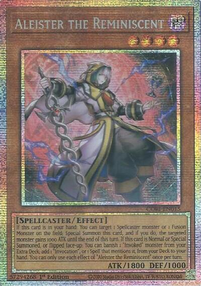Aleister the Reminiscent (Starlight Rare) [CORI-EN015-StR]