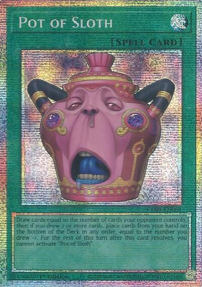 Pot of Sloth (Starlight Rare) [CORI-EN061-StR]