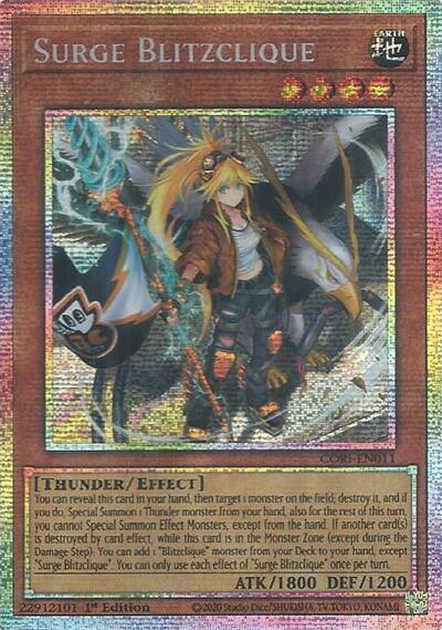 Surge Blitzclique (Starlight Rare) [CORI-EN011-StR]