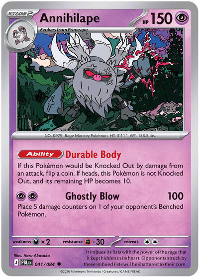 Annihilape - 041/084 (Uncommon) [PBL-041-U]