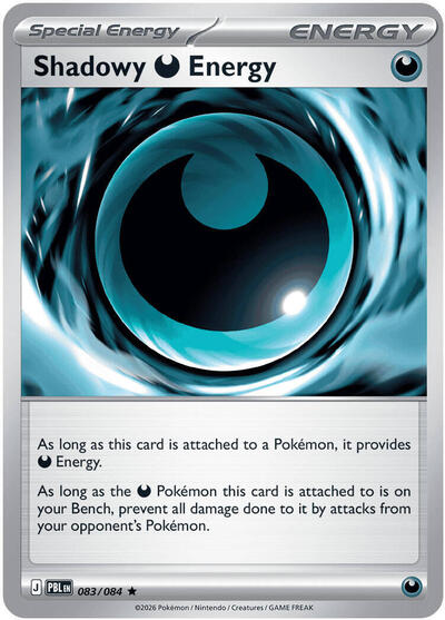 Shadowy Darkness Energy - 083/084 (Rare) [PBL-083-R]