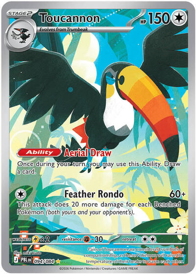 Toucannon - 094/084 (Illustration Rare) [PBL-094-IR]