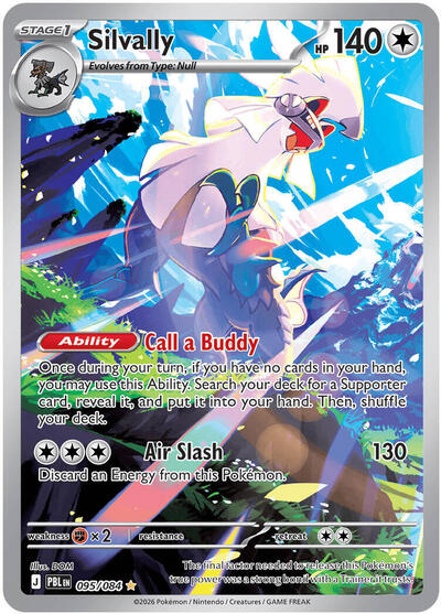 Silvally - 095/084 (Illustration Rare) [PBL-095-IR]