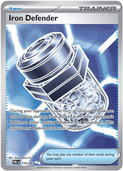 Iron Defender - 110/084 (Ultra Rare) [PBL-110-UR]