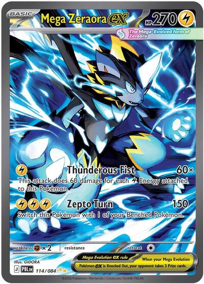 Mega Zeraora ex - 114/084 (Special Illustration Rare) [PBL-114-SIR]